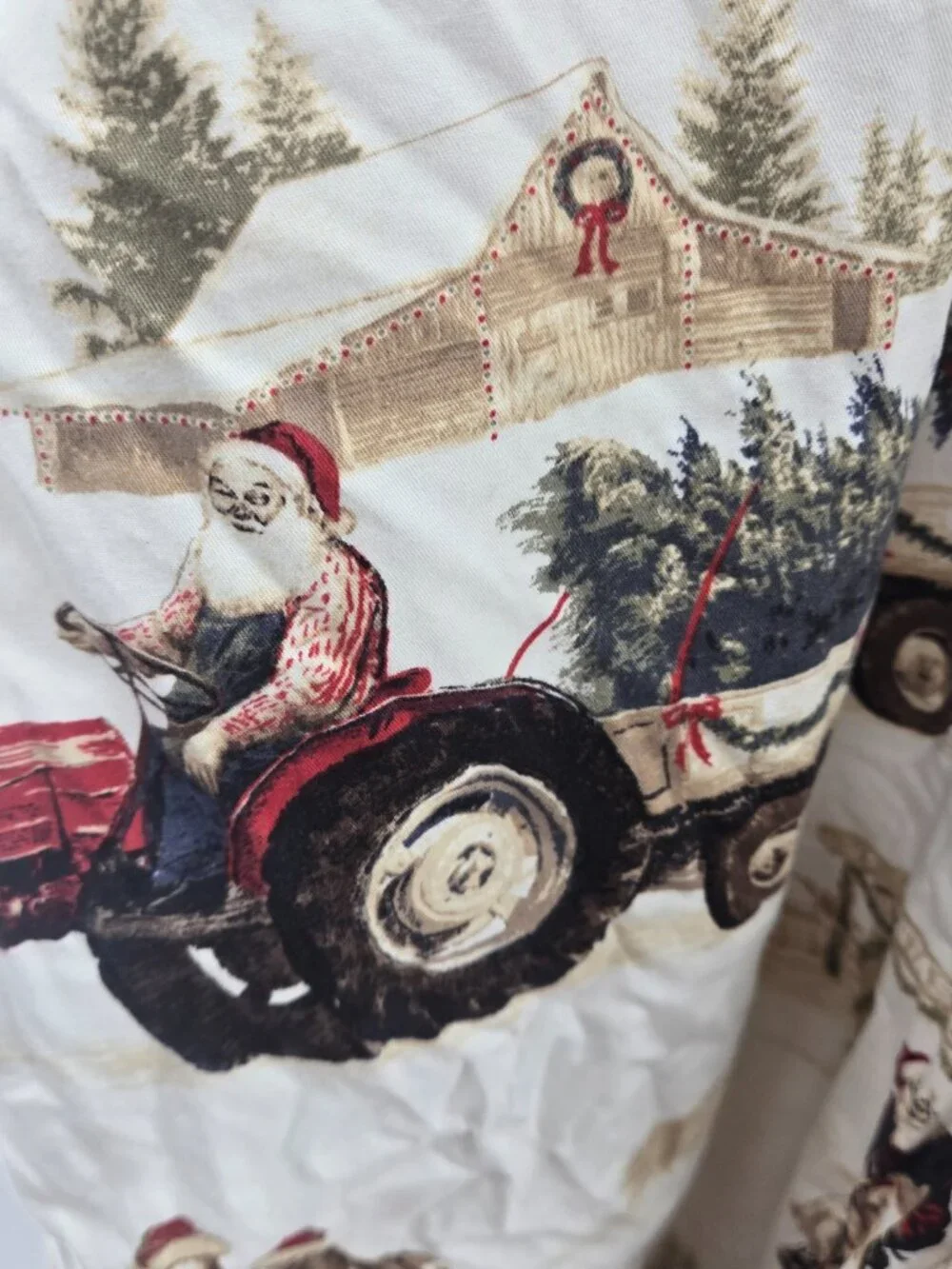 Vintage Bit & Bridle Western Christmas Santa Button Down Shirt Size XL - Picture 7 of 12